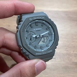 Casio “Casioak” Digital/Analog Men’s Watch - Grey